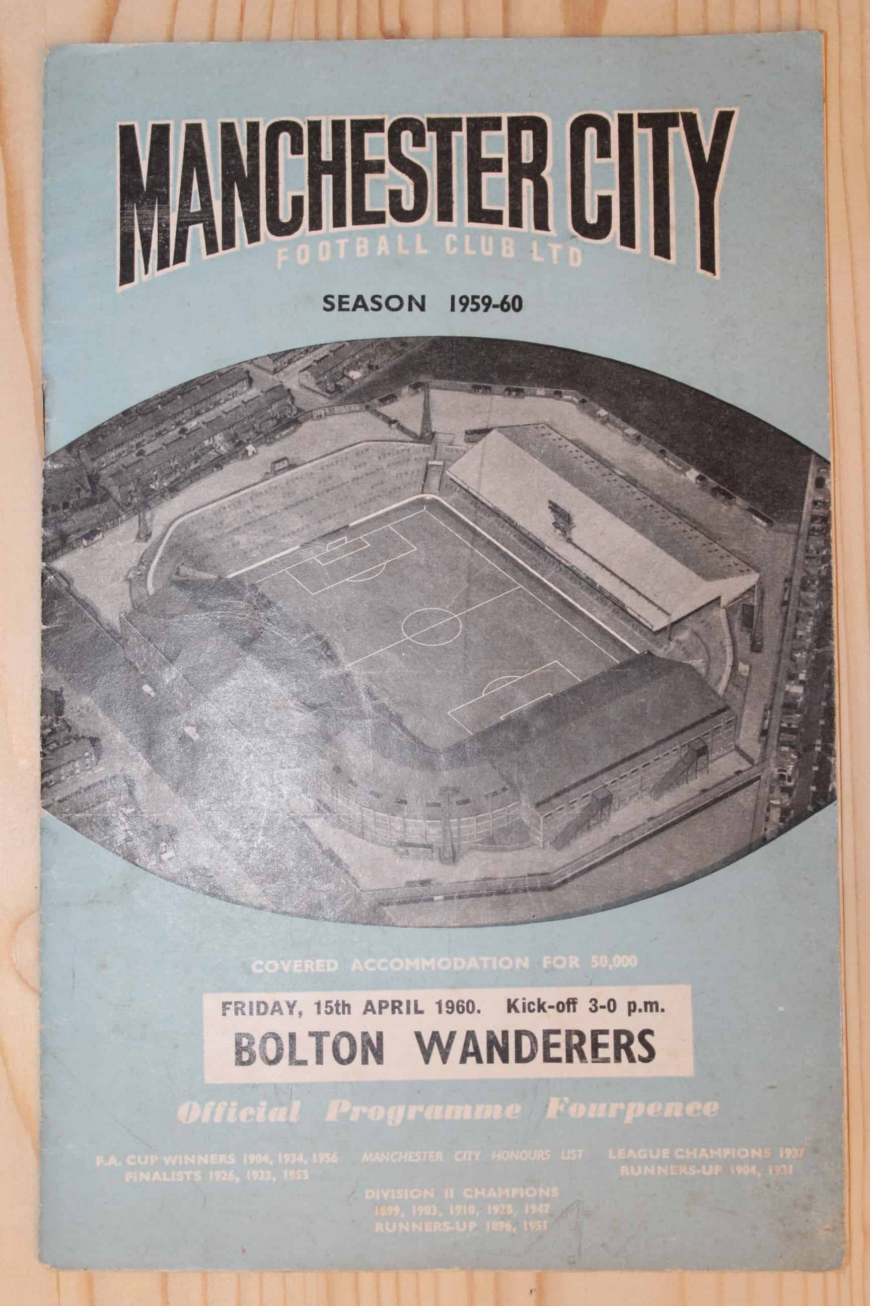 Manchester City FC v Bolton Wanderers FC